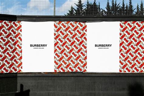 burberry advertising hoarding billboards fashion design|burberry clothing history.